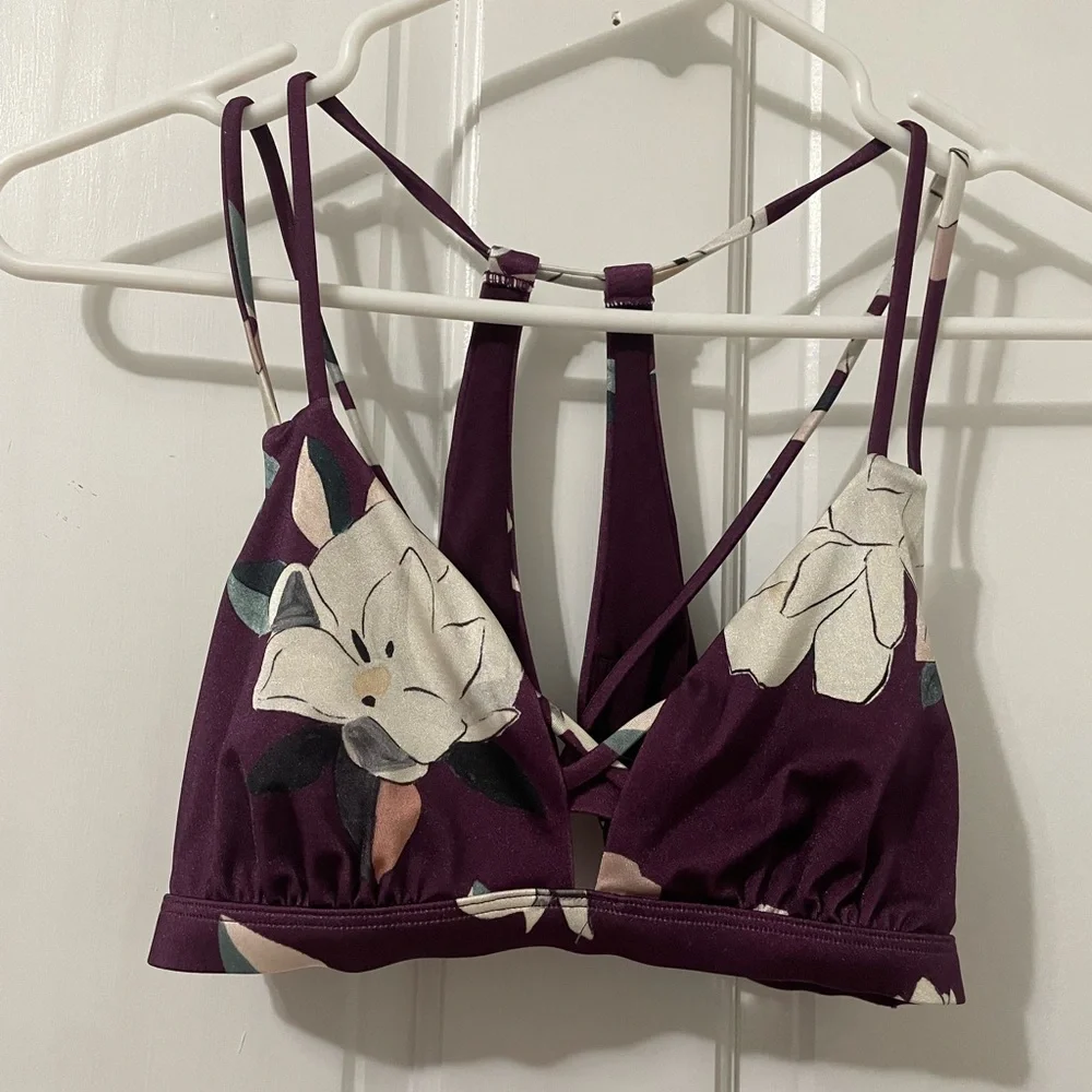Athleta size small Floral Purple bra - Picture 6 of 12